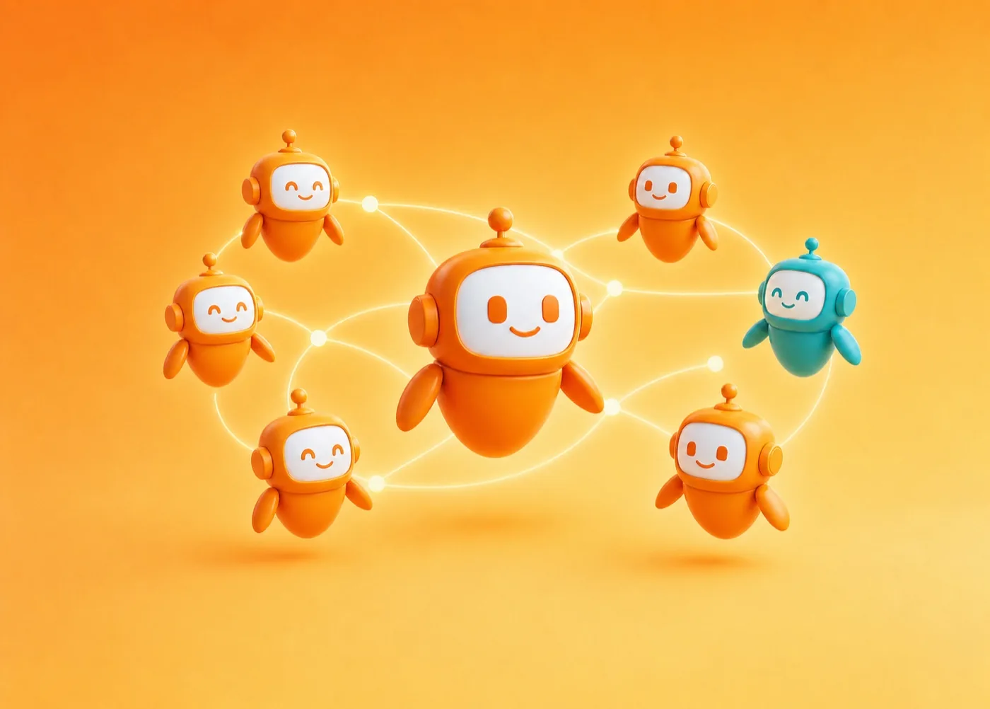 Connected Avatar mascots in the Avatar Marketplace